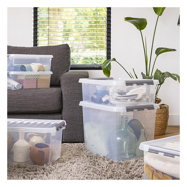 Sunware Q-line boîte de rangement transparente 52 litres 216537 - 4