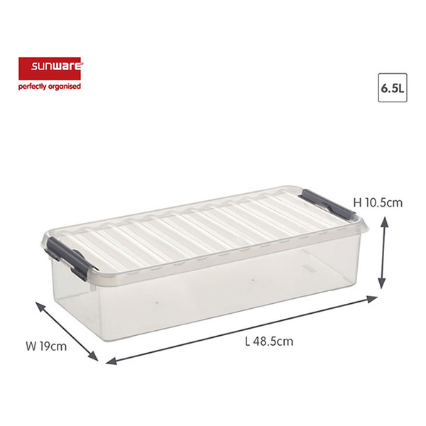 Sunware Q-line boîte de rangement transparente 6,5 litres 216533 - 2