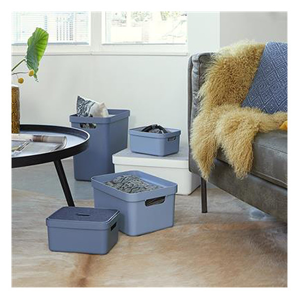 Sunware Sigma Home grande boîte de rangement 32 litres - bleu-gris 216771 - 4