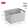 Sunware Sigma Home grande boîte de rangement 32 litres - gris clair 216770 - 2