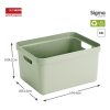 Sunware Sigma Home grande boîte de rangement 32 litres - vert clair 216772 - 2