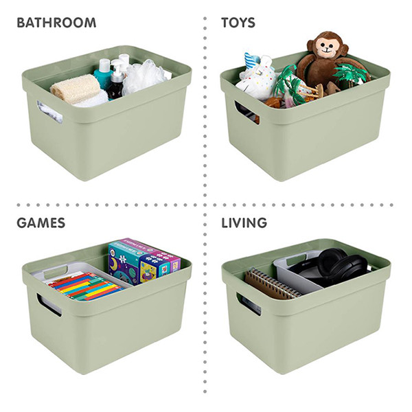 Sunware Sigma Home petite boîte de rangement 13 litres - vert clair 216767 - 3