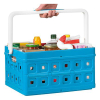 Sunware Square caisse pliante avec poignée 24 litres - bleu/blanc 216557 - 4