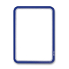 Tarifold Magneto Safety cadre information A4 autocollant bleu (2 pièces) 405070 - 1