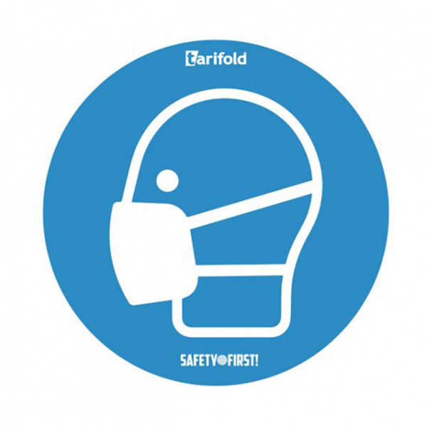 Tarifold autocollant adhésif masque buccal (2 pièces) 400686 - 1