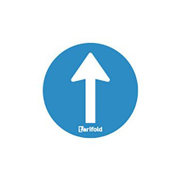 Tarifold autocollant d'avertissement unidirectionnel (10 pièces) 400683 - 1