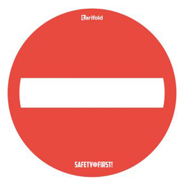 Tarifold pictogramme de sécurité au sol sens interdit (Ø 500 mm) 405076 - 1
