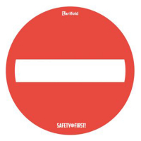 Tarifold pictogramme de sécurité au sol sens interdit (Ø 500 mm) 405076