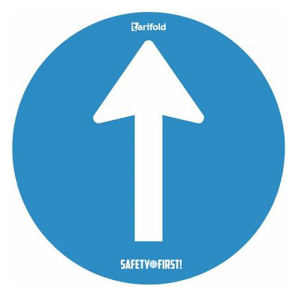Tarifold pictogramme de sécurité au sol unidirectionnel (Ø 500 mm) 405075 - 1