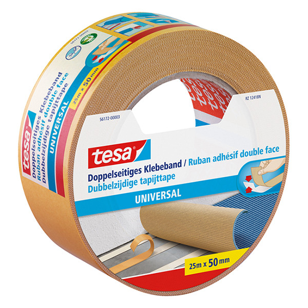 Tesa 56172 ruban adhésif double face avec couche de protection 50 mm x 25 m 202270 - 1