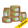 Tesa Eco Forte Adhérence ruban d'emballage papier marron 50 mm x 50 m (6 rouleaux) 202409 - 1
