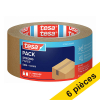 Tesa Eco Forte Adhérence ruban d'emballage papier marron 50 mm x 50 m (6 rouleaux) 202409 - 1