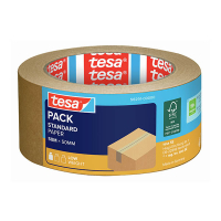 Tesa Eco Paper Standard ruban d'emballage 50 mm x 50 m (1 rouleau) - marron 203301