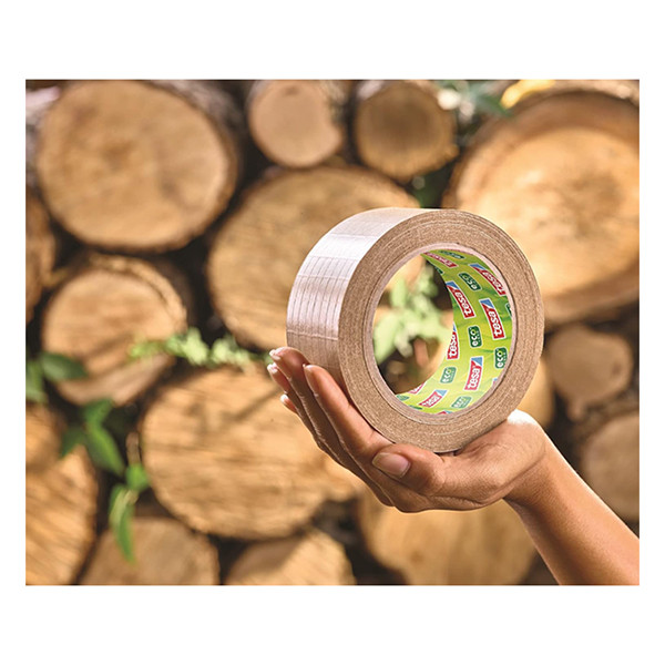 Tesa Eco Ultra Strong ruban d'emballage papier 50 mm x 25 m (1 rouleau) - marron 203382 - 7