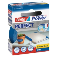 Tesa Extra Power Perfect ruban adhésif textile 19 mm x 2,75 m - bleu 202274
