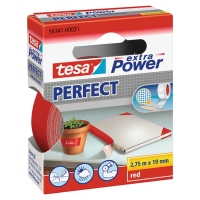 Tesa Extra Power Perfect ruban adhésif textile 19 mm x 2,75 m - rouge 202276