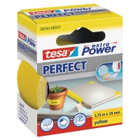 Tesa Extra Power Perfect ruban adhésif textile 38 mm x 2,75 m - jaune 202282
