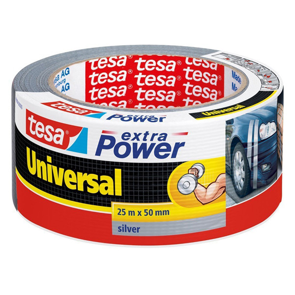 Tesa Extra Power Universal ruban adhésif 50 mm x 25 m (1 rouleau) - gris 202380 - 1
