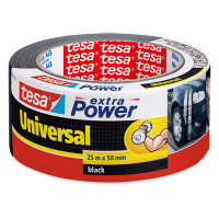 Tesa Extra Power Universal ruban adhésif 50 mm x 25 m (1 rouleau) - noir 202381