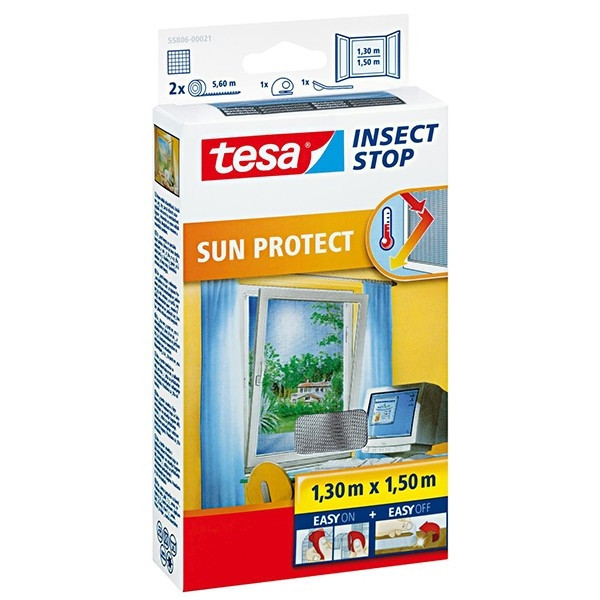 Tesa Insect Stop Sun Protect fenêtre (130 x 150 cm) STE00009 - 1