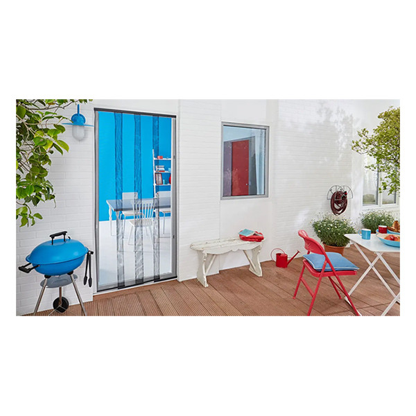 Tesa Insect Stop moustiquaire de porte standard (120 x 250 cm) - anthracite STE01016 - 3