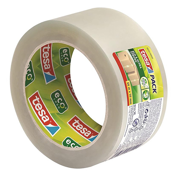 Tesa Pack Eco & Ultra Strong ruban d'emballage 50 mm x 66 m (1 rouleau) - transparent 203381 - 5