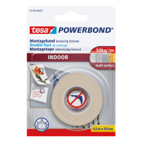 Tesa Powerbond Indoor ruban adhésif double face 19 mm x 1,5 m 202382