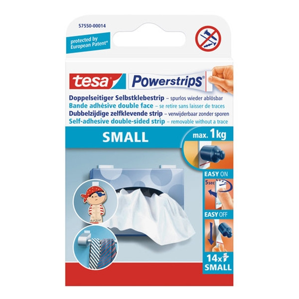 Tesa Powerstrips small (14 pièces) 202265 - 1