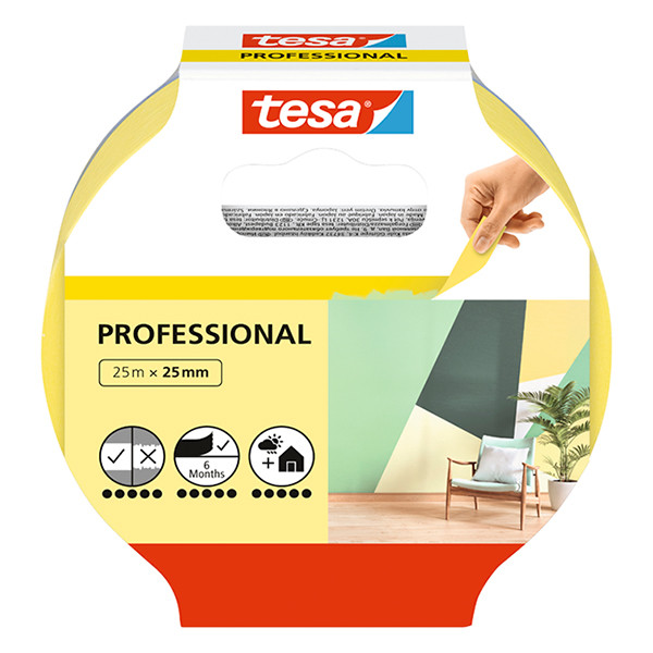 Tesa Professional ruban de masquage 25 mm x 25 m 203356 - 2