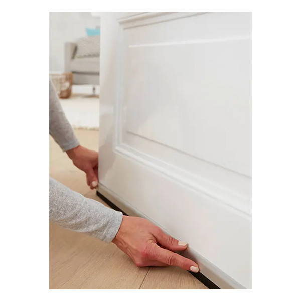 Tesa TesaMoll Comfort isolation bas de porte 40 mm x 1 m - inox 203325 - 4