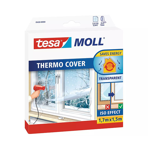 Tesa TesaMoll Thermo Cover film isolant transparent 1,7 m x 1,5 m (2,55 m²) 203329 - 1