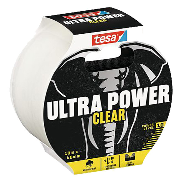 Tesa Ultra Power Clear ruban de réparation 48 mm x 10 m - transparent 203299 - 1