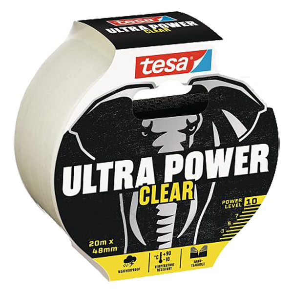 Tesa Ultra Power Clear ruban de réparation 48 mm x 20 m - transparent 203300 - 1