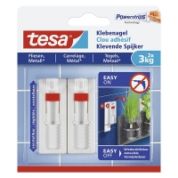 Tesa clous adhésifs ajustables pour carrelage et métal 3 kg (2 clous) 202298