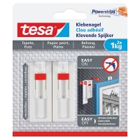 Tesa clous adhésifs ajustables pour surfaces sensibles 1 kg (2 clous) 202303