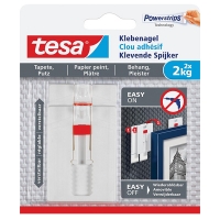 Tesa clous adhésifs ajustables pour surfaces sensibles 2 kg (2 pièces)