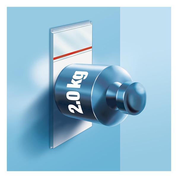 Tesa crochet adhésif 2 kg (2 pièces) - blanc 203375 - 7