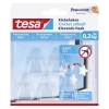 Tesa crochets adhésifs 0,2 kg (5 pièces) 202326 - 1
