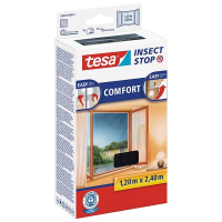 Tesa mousitiquaire Insect Stop confort fenêtre (120 x 240 cm) - noir STE00010