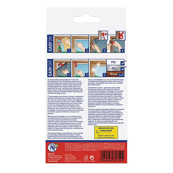 Tesa moustiquaire Insect Stop confort (100 x 100 cm) - blanc STE00005 - 2