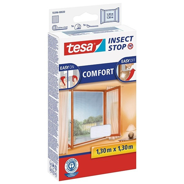 Tesa moustiquaire Insect Stop confort (130 x 130 cm) - blanc STE00007 - 1
