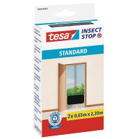 Tesa moustiquaire Insect Stop pour porte standard 2 x (65 x 220 cm) - noir STE00022