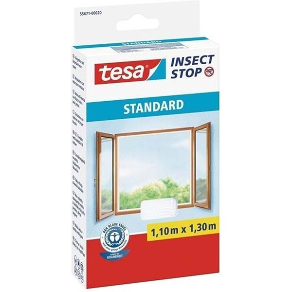 Tesa moustiquaire Insect Stop standard fenêtre (110 x 130 cm) - blanc STE00019 - 1