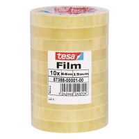 Tesa ruban adhésif 15 mm x 66 m (10 rouleaux) 202294