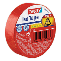 Tesa ruban adhésif isolant 15 mm x 10 m - rouge 203391