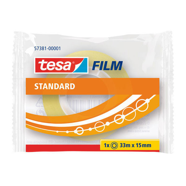 Tesa ruban adhésif standard 19 mm x 33 m 202391 - 1