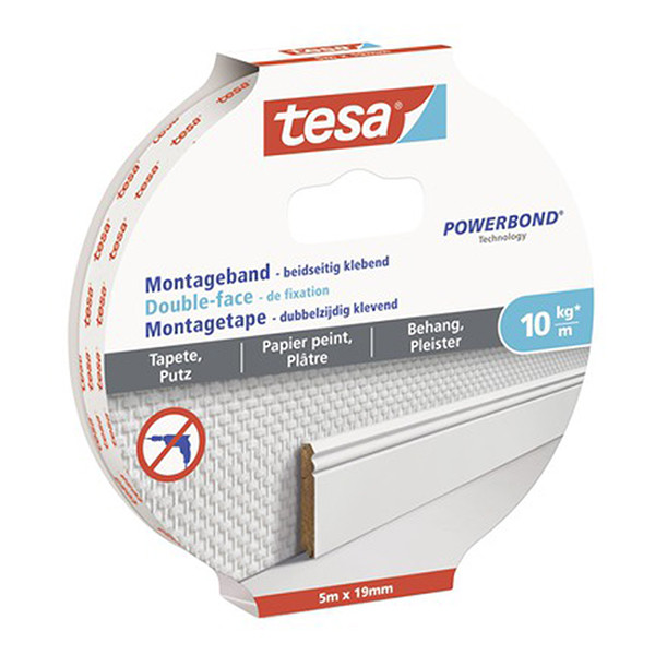 Tesa ruban de fixation double-face pour surfaces sensibles 19 mm x 5 m 202319 - 2