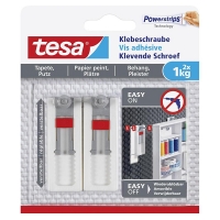 Tesa vis adhésives ajustables pour surfaces sensibles 1 kg (2 vis) 202314