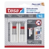 Tesa vis adhésives ajustables pour surfaces sensibles 1 kg (2 vis) 202314 - 1