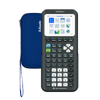 Pack avantageux : Texas Instruments TI-84 EVO-T calculatrice graphique + étui bleu 206056